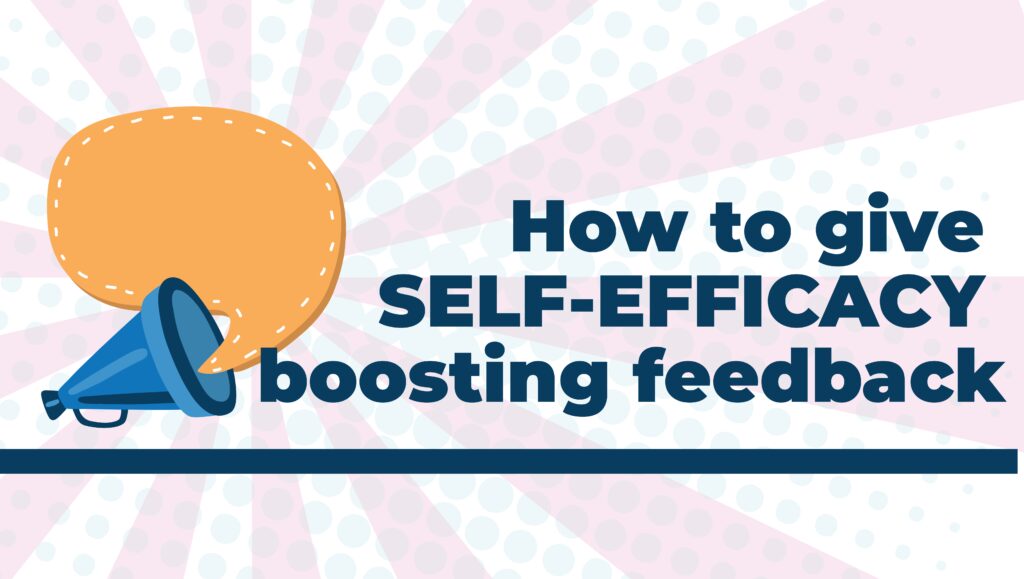 self efficacy boosting feedback banner