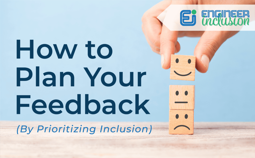 how to plan your feedback