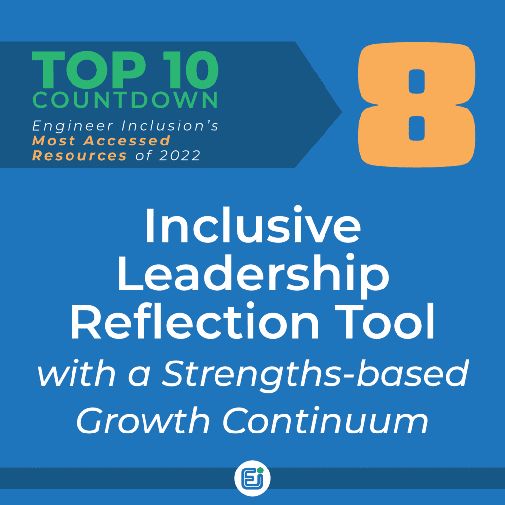 Inclusive Leadership Reflection Tool with a Strengths-based Growth Continuum Have you taken the quiz yet?