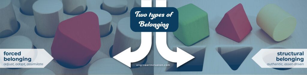 two types of belonging forced vs structural